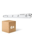 Mehrfachpackung 6x Ledvance LED Feuchtraumleuchte Feuchtigkeitsdicht Value 40W 4800lm - 840  | 120cm 