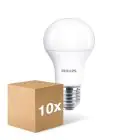 Mehrfachpackung 10x Philips Corepro LED Glühbirne E27 Birne Matt 10.5W 1055lm - 930  | Höchste Farbwiedergabe - Ersatz Für 75W