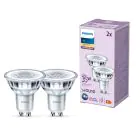 Mehrfachpackung 2x Philips Led-Spot GU10 PAR16 4W 255lm 36D - 827 