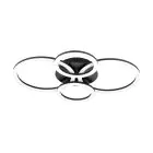 Eglo Deckenleuchte Parrapos-Z Stahl Schwarz 6.5W 5800lm - 830-865 Abstimmbares Weiß | IP20 - Zigbee Dimmbar