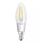 Osram Superstar Classic LED E14 Bougie Filament Claire 4W 470lm - 822-827 Dim To Warm | Dimmable - Remplacement 40W