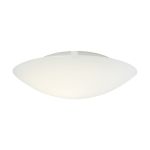 Nordlux Plafonnier Standard Verre Blanc | IP20 - Convient pour 1x E27