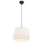 Nordlux Dicte 40 Suspension Luminaire Textile Blanc | Convient pour 1x E27