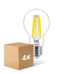 Lot 4x Philips MASTER Value LED Ampoule E27 Poire Claire 11.2W 1521lm - 927  | Meilleur Rendu De Couleur - Dimmable - Remplacement 100W