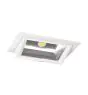 Spot Encastrable LED Wallwasher Wally Maxi Blanc 46W 6400lm 70x75D - 840 Blanc Froid - 238x145mm