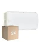 Lot 5x Philips LED Sécurité Ledinaire WL055V Blanc 6W 630lm - 840 Blanc Froid | 374x150mm - IP65 - Détecteur De Mouvement